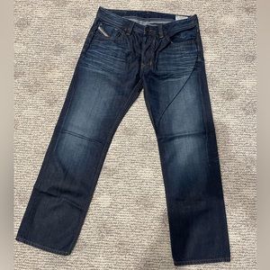 Diesel Mens Larkee Regular Straight Leg Jeans 0073N 100% Cotton 34x30 BNWOT